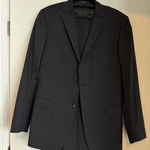 Z Zegna Black Suit Classic Single Breasted